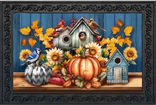 Miniatura 5 de Briarwood Lane Felpudo patriótico de otoño americano