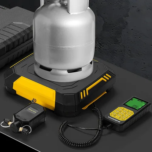 Miniatura 8 de VIVOHOME Báscula electrónica de carga de refrigerante con válvula de carga de dosificación automática separada con bomba de vacío de paletas