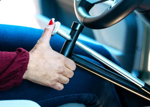 Miniatura 5 de QuicStick Hand Controls Asistencia de conducción controlada por el pulgar Controles manuales portátiles para vehículos, automóviles, conducción