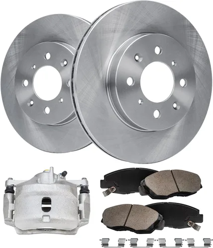 Miniatura 95 de Detroit Axle - 4 rotores de freno para Ford 2012 2013 2014 F-150 Lobo, repuesto de rotores de freno de disco: rotor delantero de 13.78 pulgadas