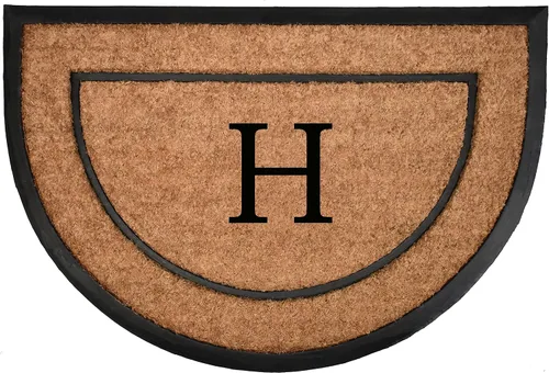 Miniatura 72 de Home & More Calloway Mills - Felpudo con monograma de medio círculo, letra (M, 24 x 36 pulgadas)
