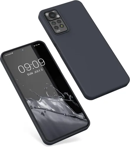 Miniatura 5 de kwmobile Funda compatible con Xiaomi Redmi Note 11 Pro/Note 11 Pro (5G) / Note 12 Pro (4G) - Funda de silicona TPU con acabado suave - Negro mate