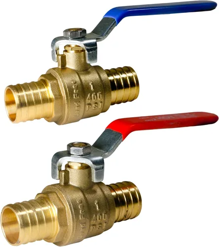 Miniatura 33 de XFITTING Válvula de bola Pex de 10 piezas de 3/4" caliente y fría, 24-2-3&4 = 10X