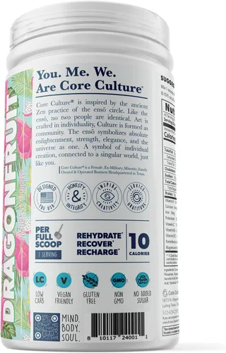 Miniatura 7 de Dragonfruit Electrolytes Powder - Mezcla refrescante de electrolitos de hidratación rápida para recuperar y recargar - Polvo de electrolitos