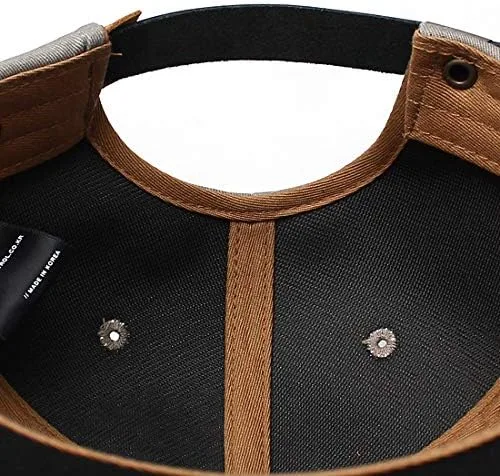Miniatura 9 de UNDERCONTROL Gorra de camionero ajustable de ala plana con correa trasera para gorra unisex
