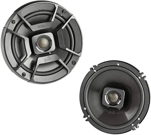 Polk Audio DB652 DB+ Series - Altavoces marinos de 6.5 pulgadas, coaxial de 2 vías para audio de coche y barco, respuesta de frecuencia de 40-22