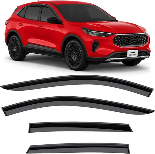 Miniatura 11 de Voron Glass - Protectores de lluvia con cinta adhesiva extra duraderos para Toyota RAV4 2013-2018, deflectores de ventana, viseras de ventilación, 6