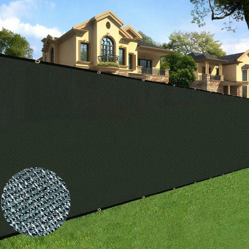 Sunnyglade - Malla de privacidad para vallas de 6 x 50 pies, de alta resistencia, cubierta de malla para paredes, jardines, patios y patios traseros