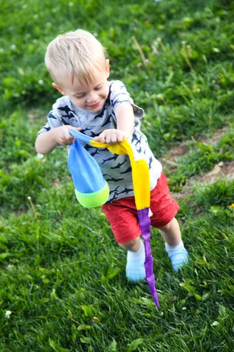 Miniatura 4 de Foxtail Softie - Pelota suave y segura para lanzar y atrapar - Juguete original seguro para niños pequeños por Cassidy Labs (a partir de 3 años)