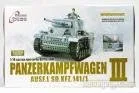 Tanque de batalla alemán PanzerKampfwagen III Air Soft RC 1/16 Smoke & Sound (versión actualizada con engranaje y pistas metálicas)