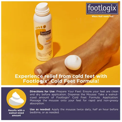 Miniatura 7 de FOOTLOGIX Fórmula para pies fríos, 4.23 oz