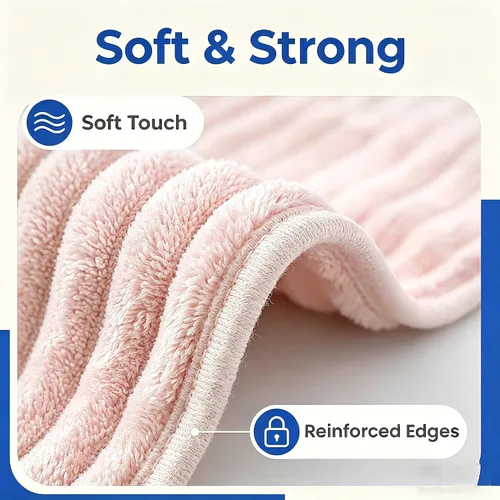 Miniatura 6 de Juego de 4 toallas de mano de microfibra para baño, decoración de Navidad, secado rápido, juego de toallas pequeñas, baño y cocina, 14 x 29.6