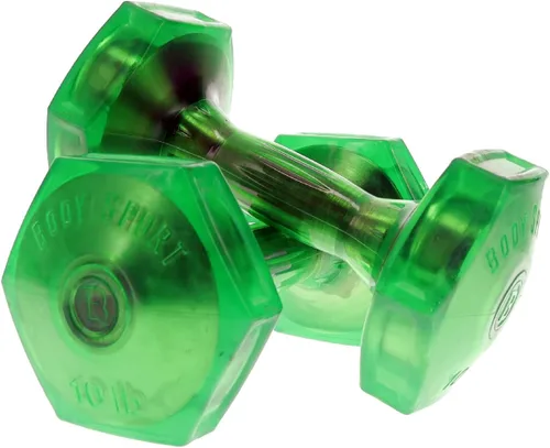 Miniatura 12 de Body Sport Par de mancuernas aeróbicas de uretano, pesas de mano de alta calidad con núcleo de acero sólido y revestimiento de gel ergonómico