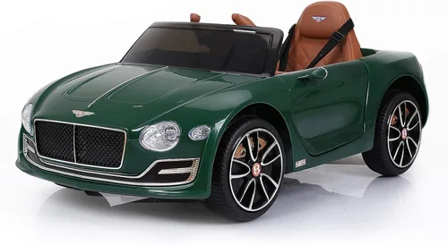 Miniatura 16 de SEHOMY - Auto blanco eléctrico para niños de 12 V con control remoto para padres, autos con licencia Bentley para niños, auto de juguete para niños