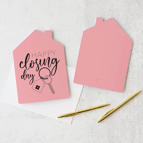 Miniatura 7 de Set of "Happy Closing Day" Greeting Cards Envelopes Included 4-GC002