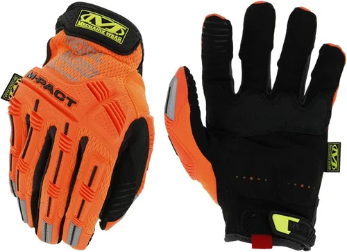 Miniatura 11 de Mechanix Wear Hi-Viz M-Pact Guantes - Guantes de impacto de alta visibilidad - Para la seguridad de los constructores - Para la construcción - Que