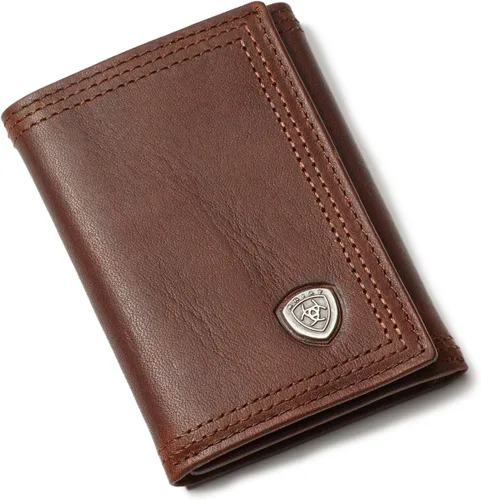 Miniatura 11 de Ariat Billetera Rowdy Trifold marrón para hombre, Marrón