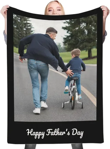 Miniatura 12 de Regalos de cumpleaños personalizados, manta personalizada con mis propias fotos para mujeres, hombres, mamá, papá