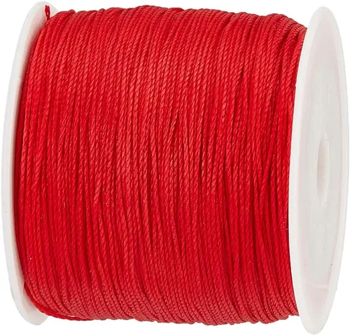 Miniatura 12 de PH PandaHall - Hilo encerado de poliéster negro de 0,5 mm, 106 metros de cuerda encerada redonda para bisutería, collar, pulsera, fabricación