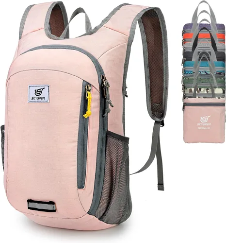 Miniatura 8 de SKYSPER Mochila pequeña de senderismo de 10L/15L/20L Mochila de viaje ligera para mujeres y hombres Verde