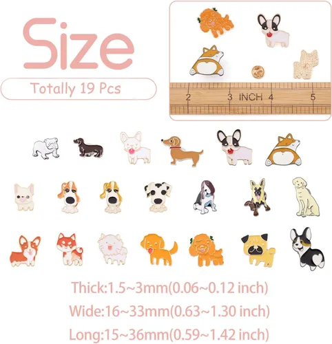 Miniatura 112 de Pandahall - Broches esmaltados de aleación con varios temas, broche de solapa, juego de pines esmaltados