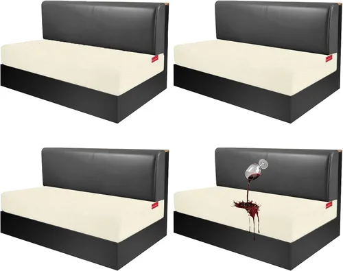 Miniatura 91 de Fundas de cojín impermeables para sofá, funda elástica lavable con diseño elástico antideslizante, protector de muebles para mascotas y niños