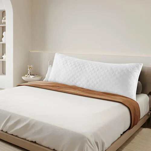 Miniatura 8 de Oubonun - Almohada de cuerpo completo para dormir - Almohada corporal ajustable firme y esponjosa para adultos - Almohada larga y grande