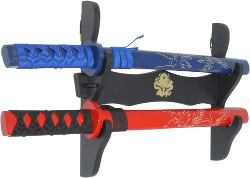 Miniatura 3 de Soporte de pared para espada de dragón, soporte de espada samurái, soporte de exhibición Katana Wakizashi, colgador de espada decorativa