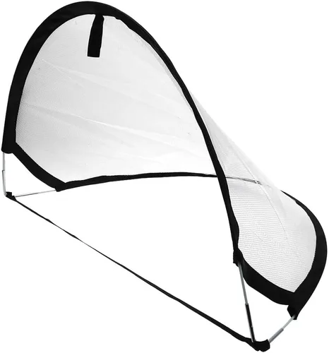 GALPADA Mini portería de fútbol portátil Red de entrenamiento de fútbol para práctica al aire libre Equipo de entrenamiento para juegos de patio