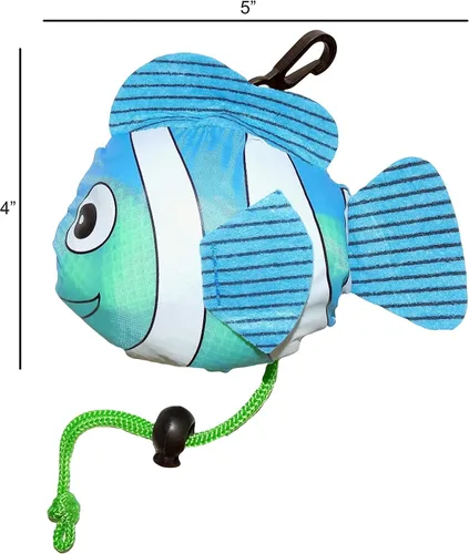 Miniatura 8 de Sand Dipper Bolso tote de malla expandible Bonita bolsa de nylon de pez payaso naranja