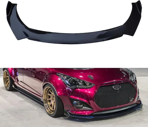 Miniatura 10 de x xotic tech Alerón Labio Universal para Parachoques Delantero Spoiler Barbilla Divisor Difusor Protector Ala Guardabarros Moldura Kit de Carrocería