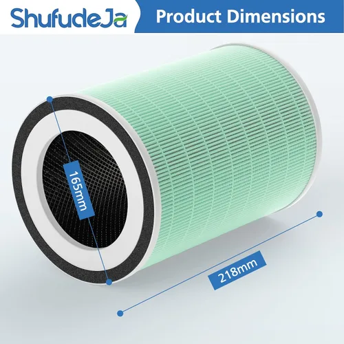 Miniatura 4 de Paquete de 2 filtros HEPA verdaderos, filtro de repuesto 4 en 1 para mascotas, filtración 360 de 4 etapas, compatible con Afloia KILO, KILOPLUS