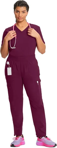 Miniatura 3 de Infinity Cherokee CK065A - Pantalón médico de enfermería sin cierre para mujer