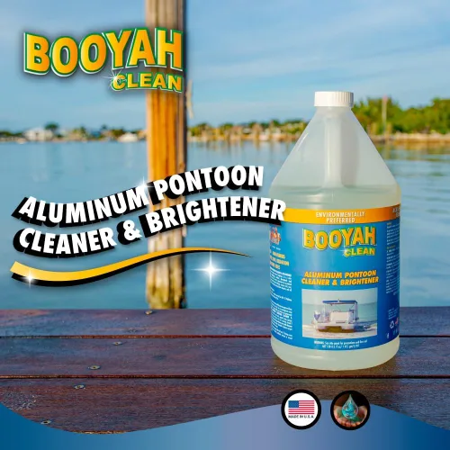 Miniatura 2 de Booyah Clean Limpiador y abrillantador de pontón de aluminio - Limpiador de aluminio preferido ambientalmente - Sin ácido, elimina la oxidación