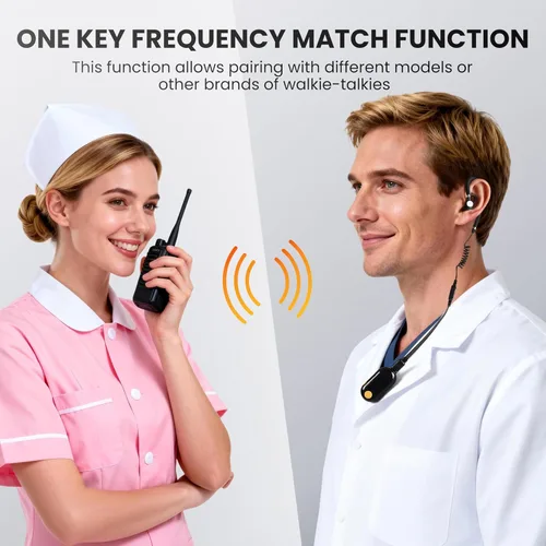 Miniatura 5 de Super Mini Walkie Talkies, radios bidireccionales portátiles para restaurantes, deportes al aire libre, tiendas minoristas, hospital y viajes