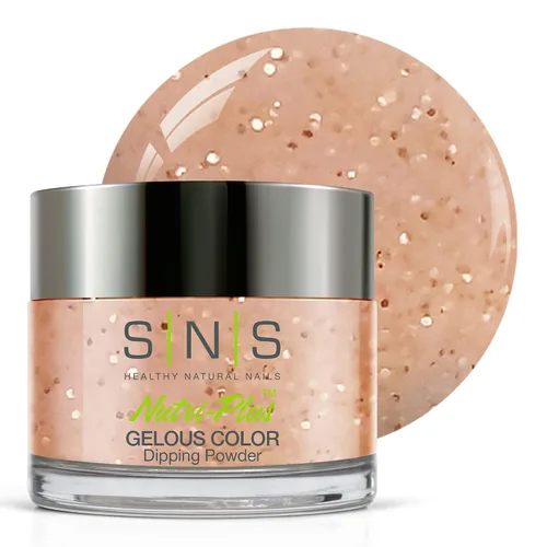 Miniatura 37 de SNS Polvo de inmersión de uñas, polvo de inmersión de color geloso, rosa brillante (rojo/magenta, brillante), color de uñas acrílico de larga