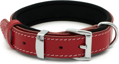Miniatura 21 de Collar de perro de cuero curtido vegetal para perros grandes, collares de perro resistentes y de diseño de lujo