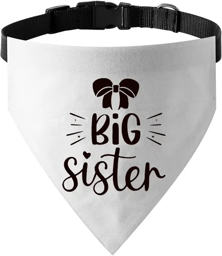 Miniatura 9 de El mejor collar de bandana de boda para perro, bandana de compromiso ajustable para mascotas con hebilla de liberación rápida y anillo en D
