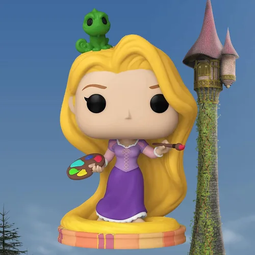 Miniatura 3 de Visit the Funko Store Rapunzel Pop Protector Bundle – Figura de personaje clásico de 3.75 pulgadas, colección Ultimate Princess con funda