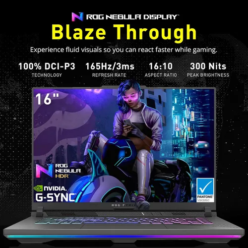Miniatura 4 de ASUS ROG Strix G16 16" WUXGA 165Hz - Laptop para juegos, GeForce RTX 5070 8GB GDDR7, AMD Ryzen 9 8940HX, 16GB DDR5, 2TB de almacenamiento