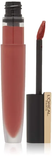 Miniatura 24 de L'Oréal Paris Makeup Rouge Signature - Pinta labios de larga duración acabado mate, ultraligero, ultracómodo, color de pigmento alto, aplicador