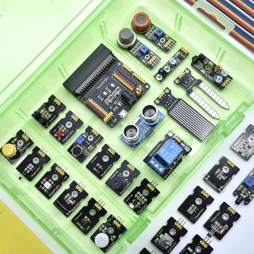 Miniatura 4 de KEYESTUDIO Kit de inicio de 37 sensores en 1 caja para BBC Micro bit con tutorial (sin placa de microbit), compatible con V1.5, V2, kit de sensores