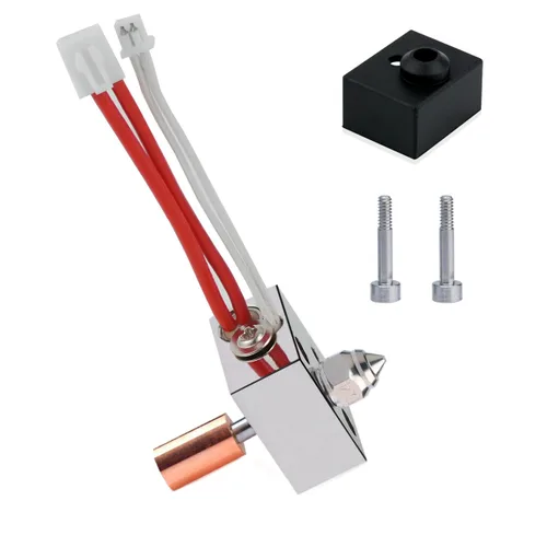 Miniatura 9 de Sprite Extruder/Pro Heat Block Upgrade Hotend Kit, Ender 3 S1 Bimetálica, Boquilla de latón 0.016 in para Ender 3 S1, Ender 3 S1 Pro, S1 Plus, CR10