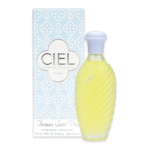 Jacques Saint Pres CIEL - Eau de Parfum para mujer, aroma suave y polvoriento, notas de vainilla, rosa blanca y diferentes flores, femenino,