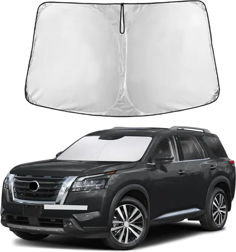 Miniatura 95 de EcoNour Parasol para parabrisas compatible con Hyundai Tucson 2016-2019 2020 2021, visera solar para parabrisas delantero y ventana, bloqueador