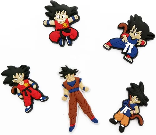 Miniatura 4 de Dijes de anime para zapatos con personajes de manga para decoración de zapatos con agujeros para anime, sandalias de bricolaje, decoración