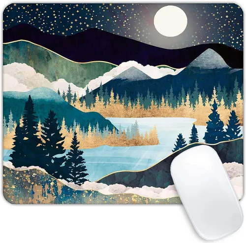 Miniatura 16 de Tapete para ratón Galaxy Nebula Universo Espacio, tapete para mouse personalizado, base de goma antideslizante, tapetes de mouse para computadoras