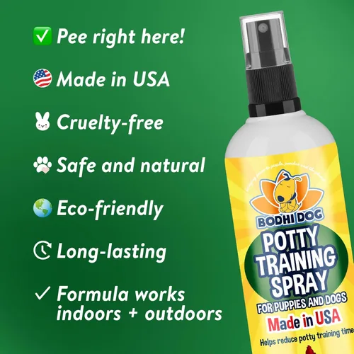 Miniatura 4 de Bodhi Dog ¡No aquí! Spray y Spray de Entrenamiento para Orinal & Entrenamiento para Orinal para Cachorros - Entrenamiento para Almohadillas de Nuevo