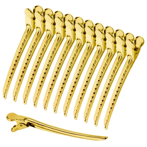 Pinzas de corte de acero inoxidable para cabello y pico de pato - Pasadores para peluquería y uso en salones de belleza