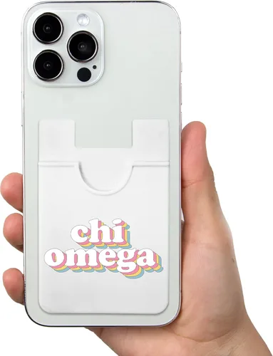 Miniatura 3 de Sorority Shop Chi Omega Koala Pouch - Tarjetero de diseño retro para funda de teléfono, billetera para teléfono adherente, ultrafina y ligera